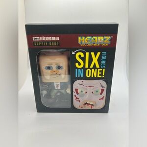 Headz Collectible Dice "Six in One" The Walking Dead Supply Drop Figure